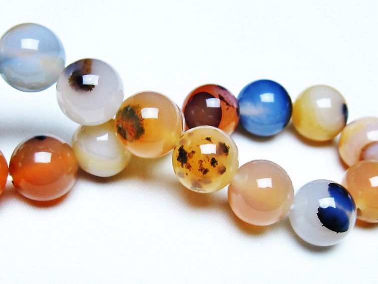 デンドリック アゲート ブレスレット 12mm [T108-6356] 2枚目