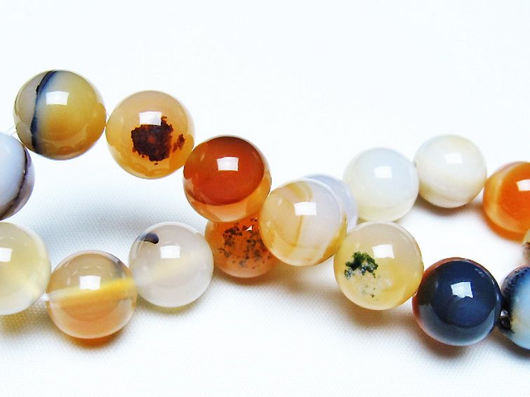 デンドリック アゲート ブレスレット 12mm [T108-6378] 2枚目