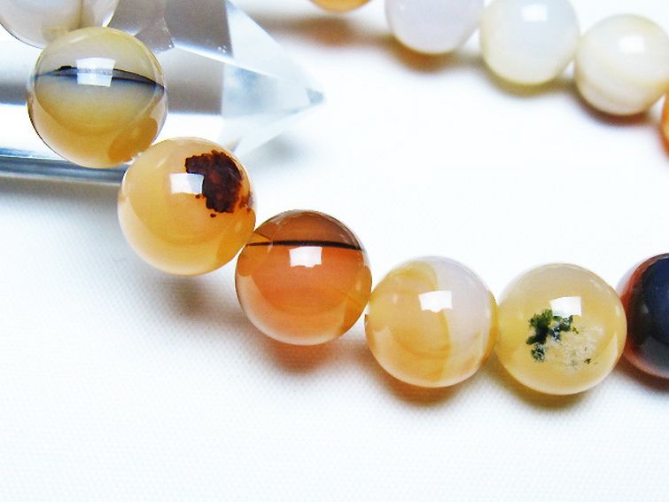 デンドリック アゲート ブレスレット 12mm [T108-6378] 3枚目