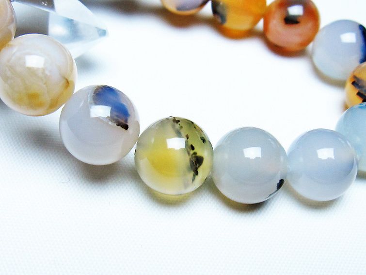 デンドリック アゲート ブレスレット 12mm [T108-6379] 3枚目