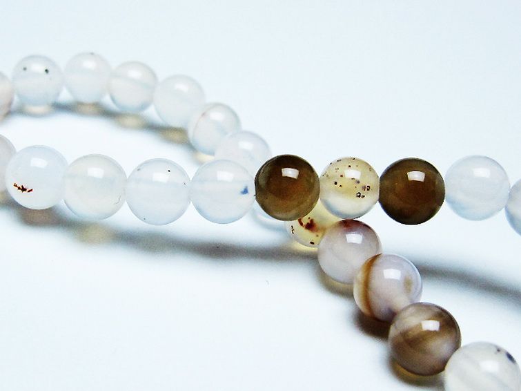 デンドリック アゲート ブレスレット 6mm [t108-6420] 2枚目