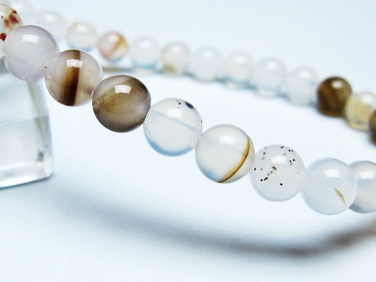 デンドリック アゲート ブレスレット 6mm [t108-6420] 3枚目