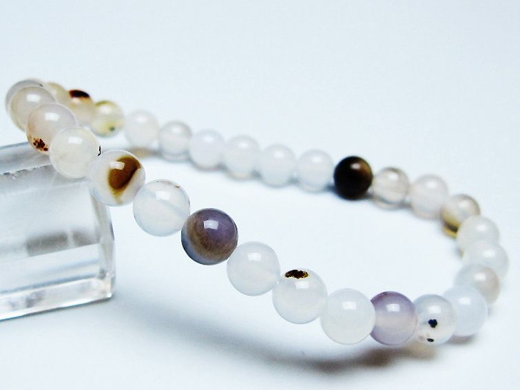 デンドリック アゲート ブレスレット 6mm [t108-6422] 1枚目