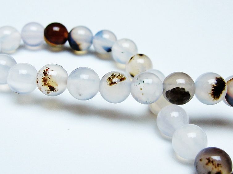 デンドリック アゲート ブレスレット 6mm [t108-6426] 2枚目