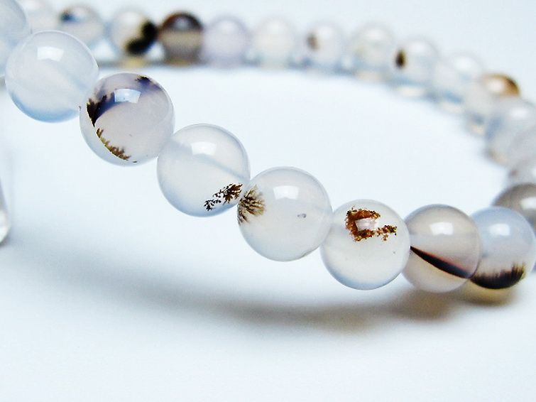 デンドリック アゲート ブレスレット 6mm [t108-6426] 3枚目