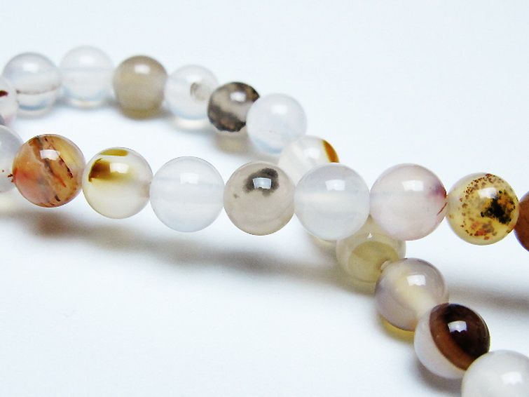 デンドリック アゲート ブレスレット 6mm [t108-6427] 2枚目