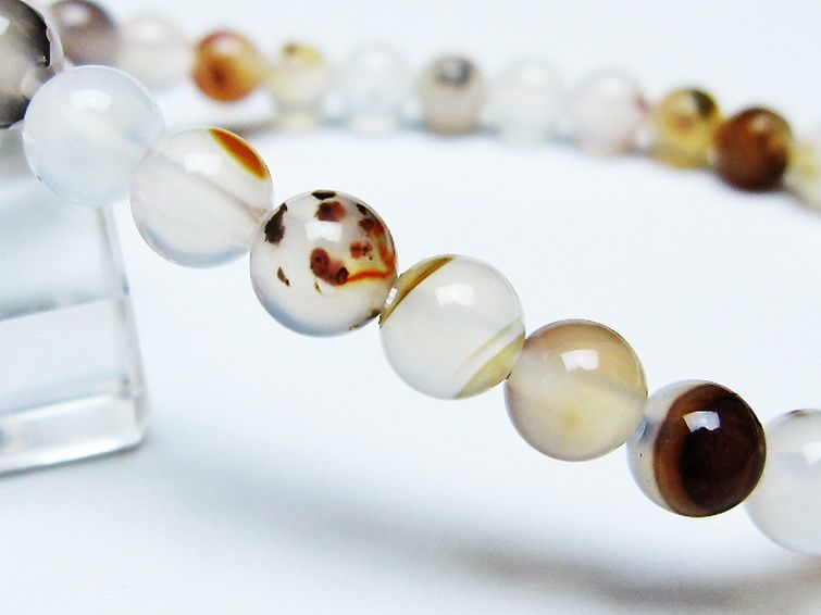 デンドリック アゲート ブレスレット 6mm [t108-6427] 3枚目