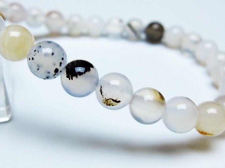 デンドリック アゲート ブレスレット 6mm [t108-6432] 3枚目