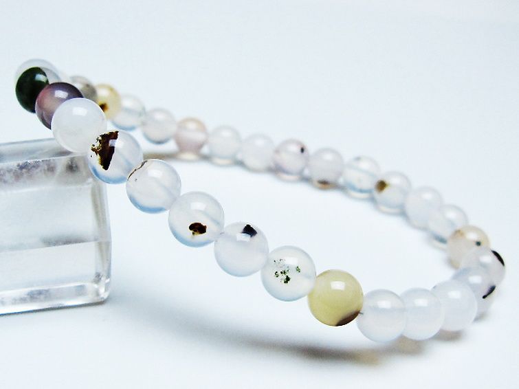 デンドリック アゲート ブレスレット 6mm [t108-6434] 1枚目