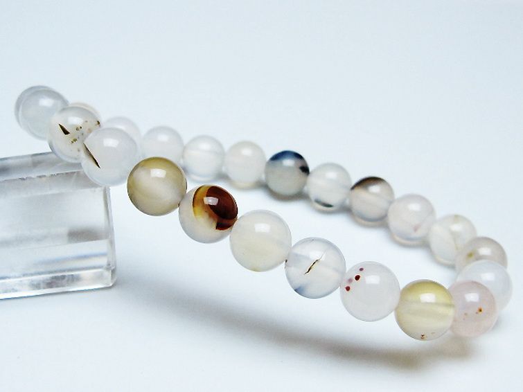 デンドリック アゲート ブレスレット 8mm [t108-6442] 1枚目