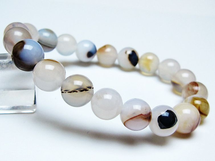 デンドリック アゲート ブレスレット 10mm [t108-6455] 1枚目