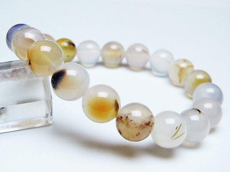 デンドリック アゲート ブレスレット 10mm [t108-6461] 1枚目