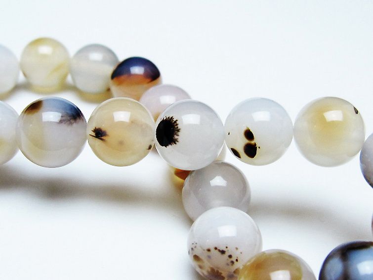 デンドリック アゲート ブレスレット 10mm [t108-6464] 2枚目