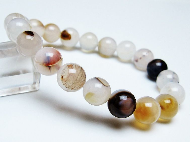 デンドリック アゲート ブレスレット 10mm [t108-6469] 1枚目