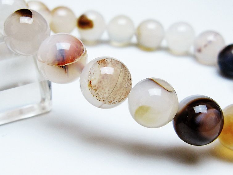 デンドリック アゲート ブレスレット 10mm [t108-6469] 3枚目