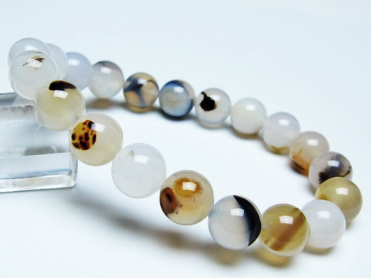 デンドリック アゲート ブレスレット 10mm [t108-6472] 1枚目