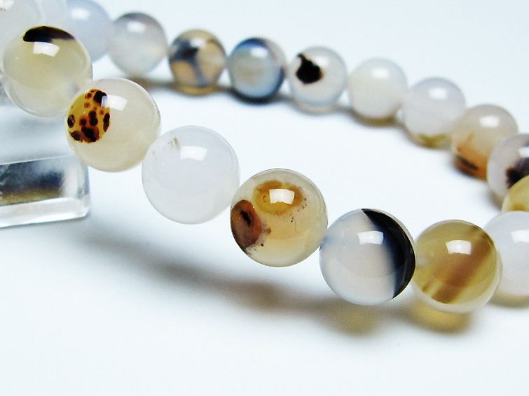 デンドリック アゲート ブレスレット 10mm [t108-6472] 3枚目