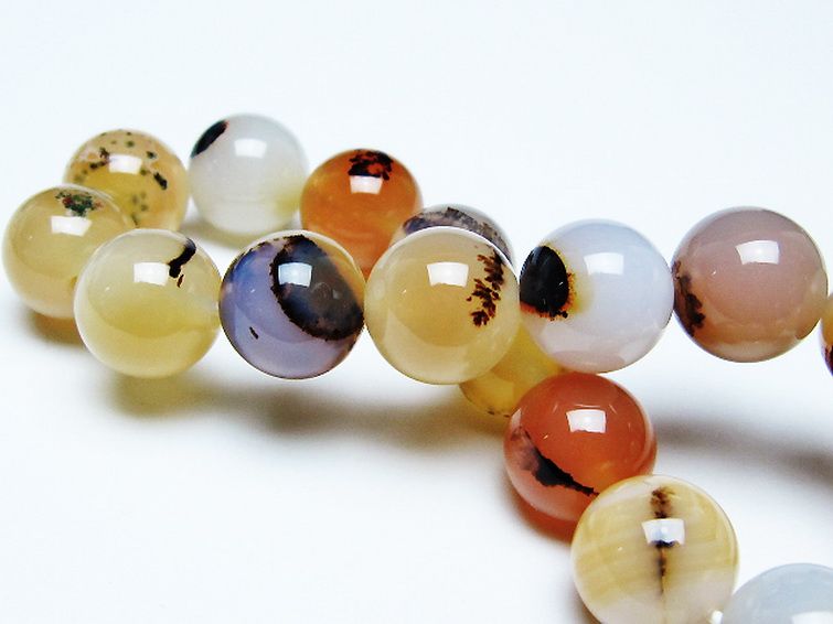 デンドリック アゲート ブレスレット 12mm [t108-6483] 2枚目