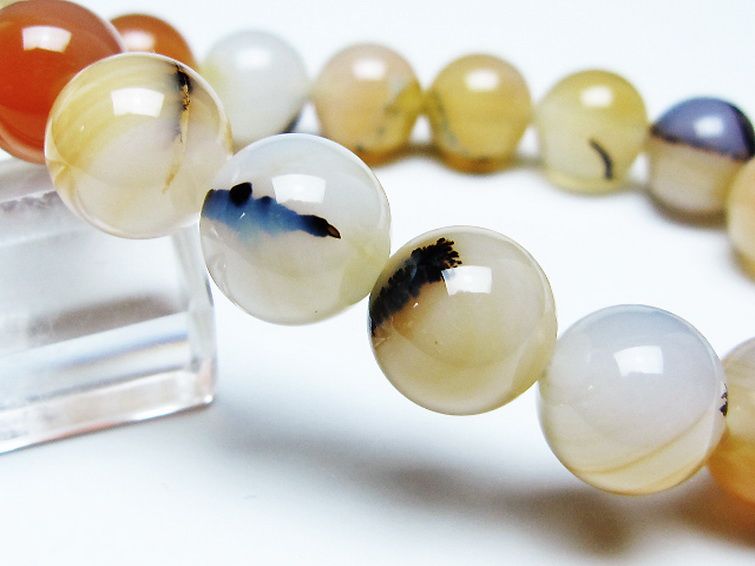 デンドリック アゲート ブレスレット 12mm [t108-6483] 3枚目