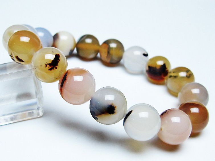 デンドリック アゲート ブレスレット 12mm [t108-6487] 1枚目