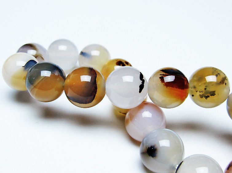 デンドリック アゲート ブレスレット 12mm [t108-6487] 2枚目