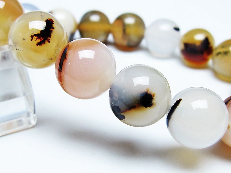 デンドリック アゲート ブレスレット 12mm [t108-6487] 3枚目