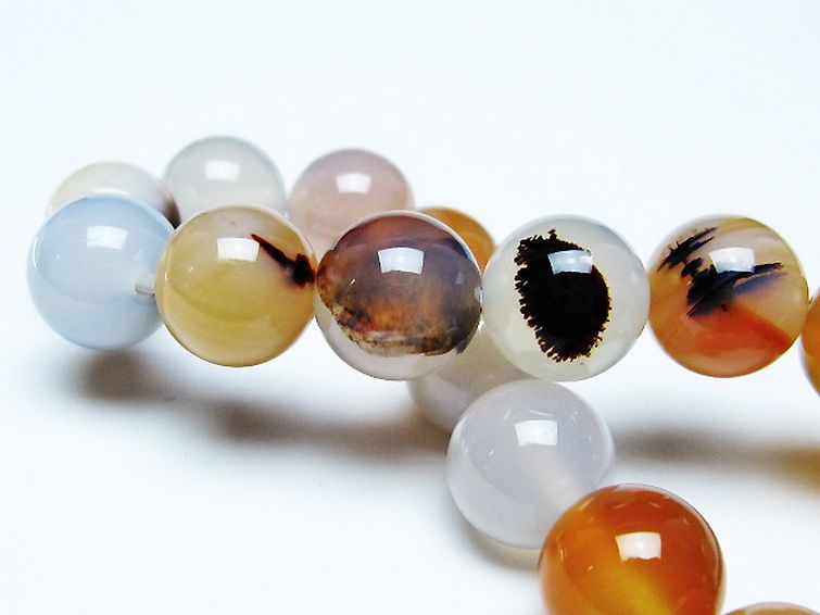 デンドリック アゲート ブレスレット 12mm [t108-6489] 2枚目