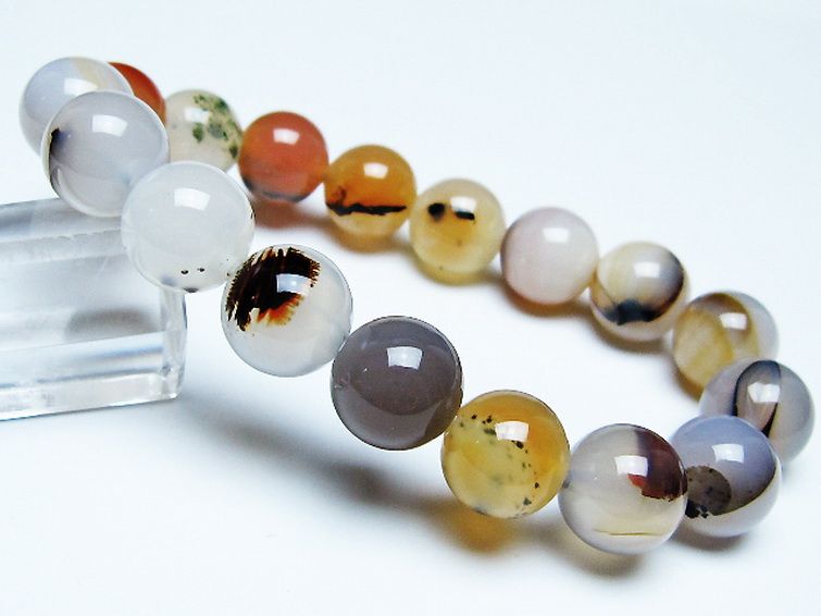 デンドリック アゲート ブレスレット 12mm [t108-6490]