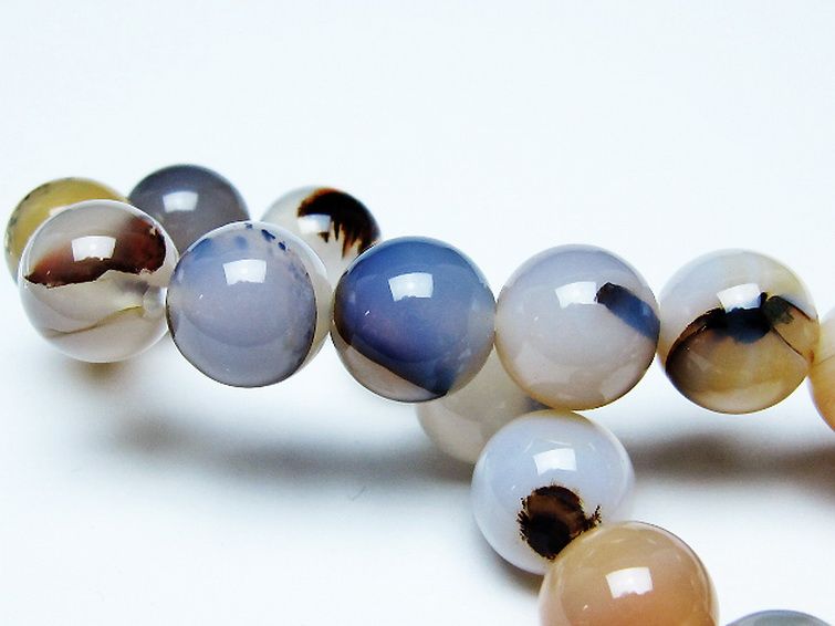 デンドリック アゲート ブレスレット 12mm [t108-6490] 2枚目