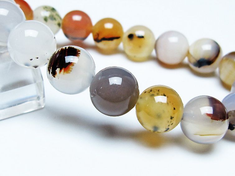 デンドリック アゲート ブレスレット 12mm [t108-6490] 3枚目