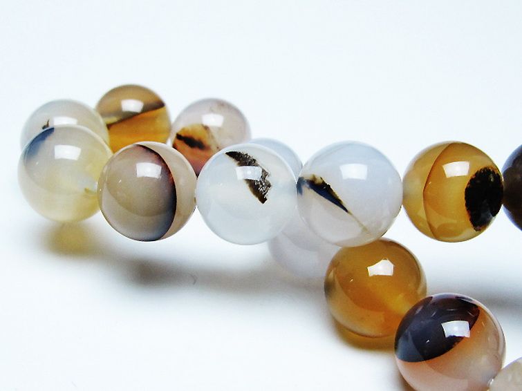 デンドリック アゲート ブレスレット 12mm [t108-6493] 2枚目