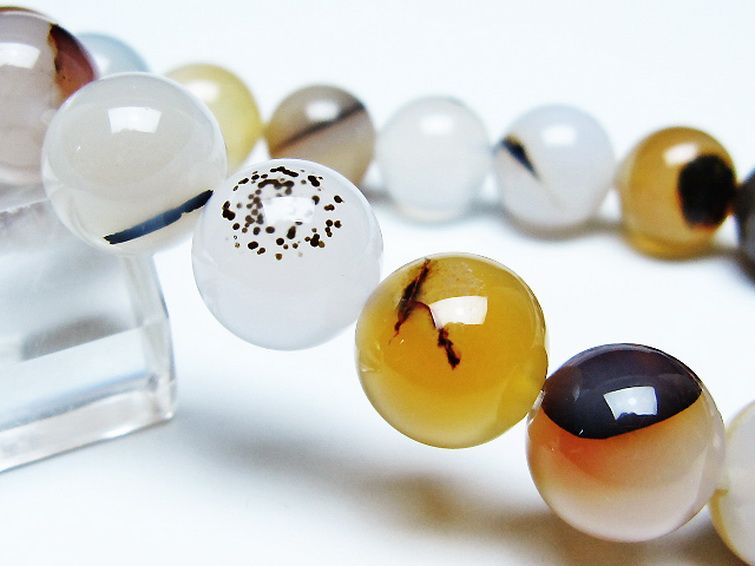 デンドリック アゲート ブレスレット 12mm [t108-6493] 3枚目