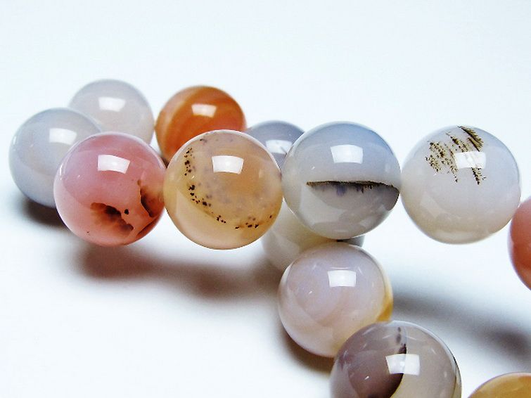 デンドリック アゲート ブレスレット 16mm [t108-6495] 2枚目