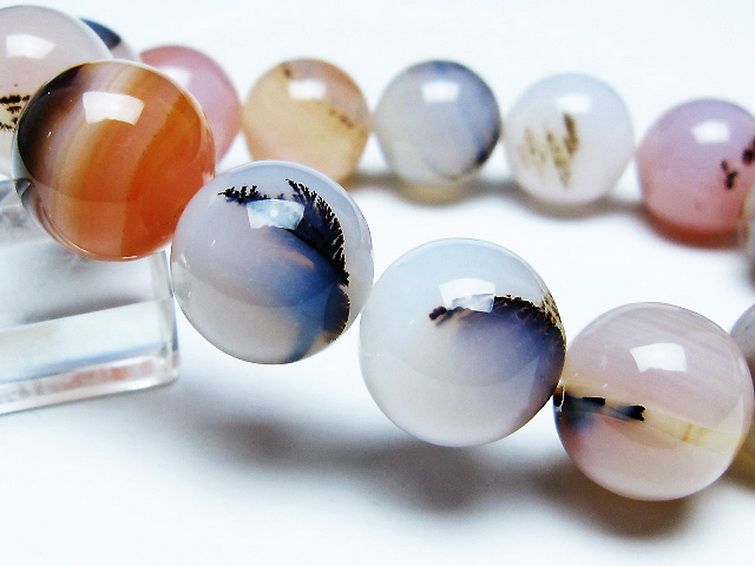 デンドリック アゲート ブレスレット 16mm [t108-6495]