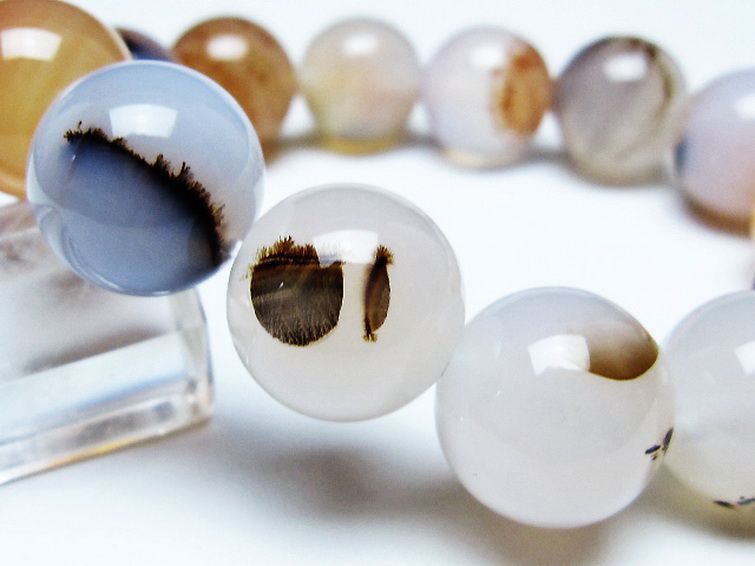 デンドリック アゲート ブレスレット 16mm [t108-6505] 3枚目