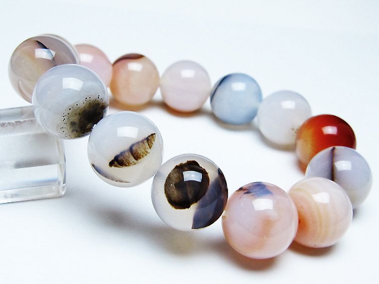 デンドリック アゲート ブレスレット 16mm [t108-6507] 1枚目