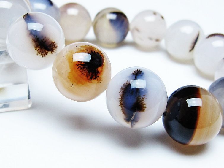 デンドリック アゲート ブレスレット 16mm [t108-6513] 3枚目