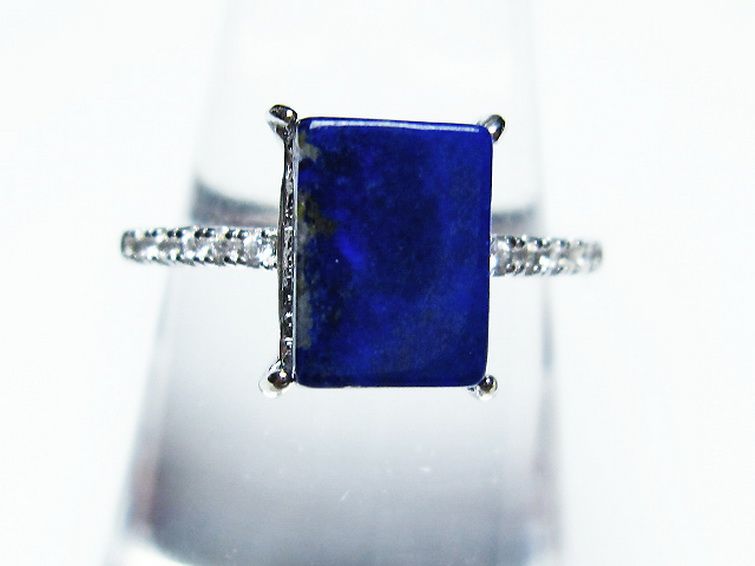 ラピスラズリ 指輪 (16号) [t109-2519] 3枚目