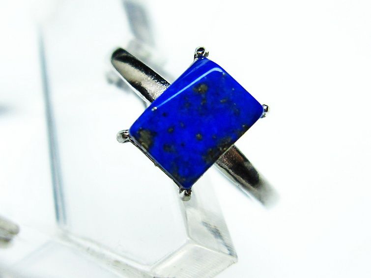 ラピスラズリ 指輪 (15号) [t109-2797] 3枚目