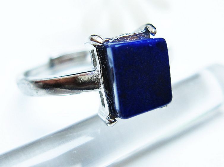ラピスラズリ 指輪 (15号) [t109-3134] 3枚目