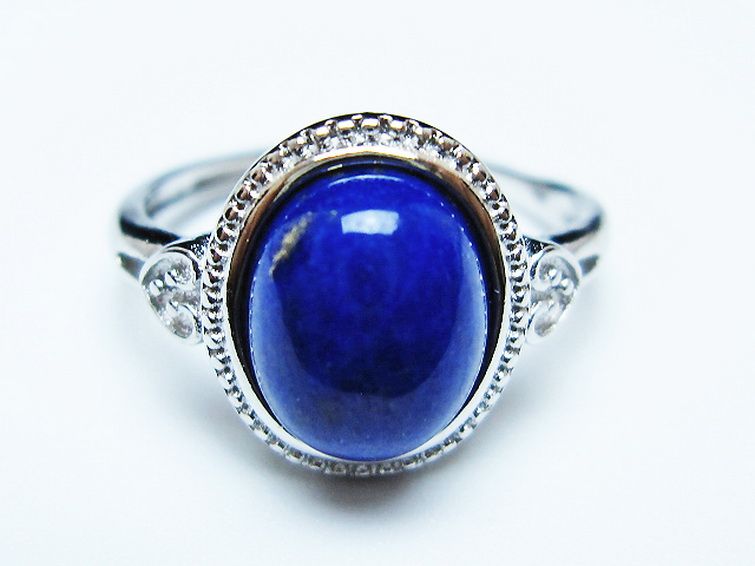 ラピスラズリ 指輪 (16号)[T109-3278] 1枚目