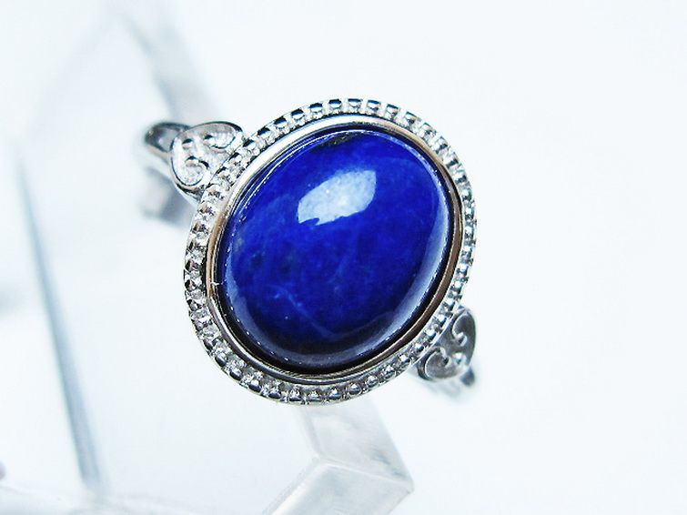 ラピスラズリ 指輪 (16号)[T109-3278] 2枚目