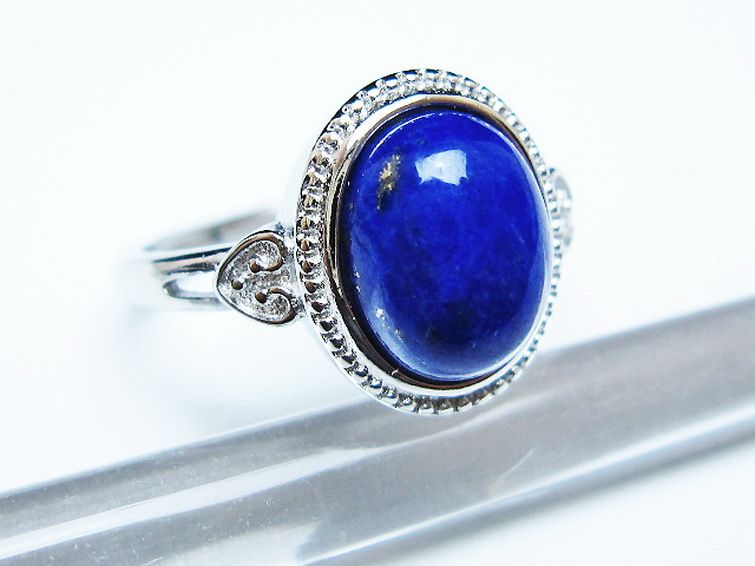 ラピスラズリ 指輪 (16号)[T109-3278] 3枚目