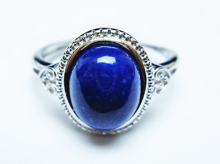 ラピスラズリ 指輪 (17号) [t109-3279] 1枚目