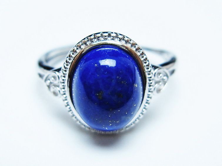ラピスラズリ 指輪 (17号)[T109-3280] 1枚目