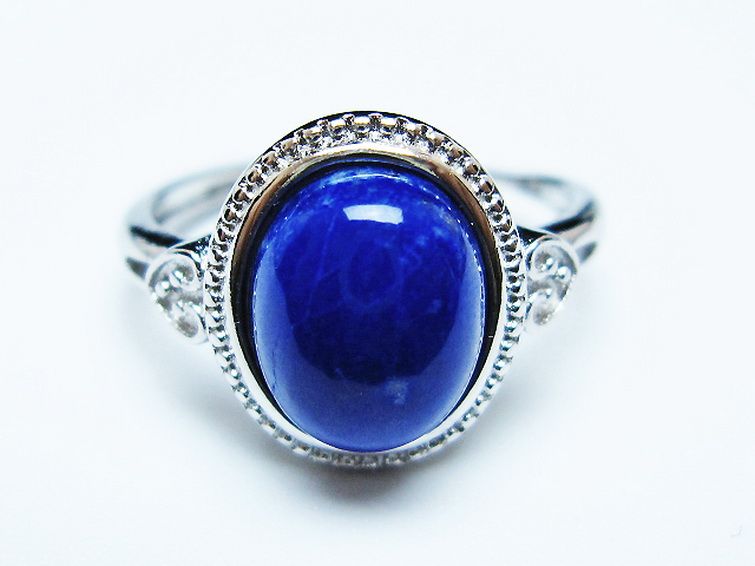 ラピスラズリ 指輪 (16号)[T109-3281] 1枚目