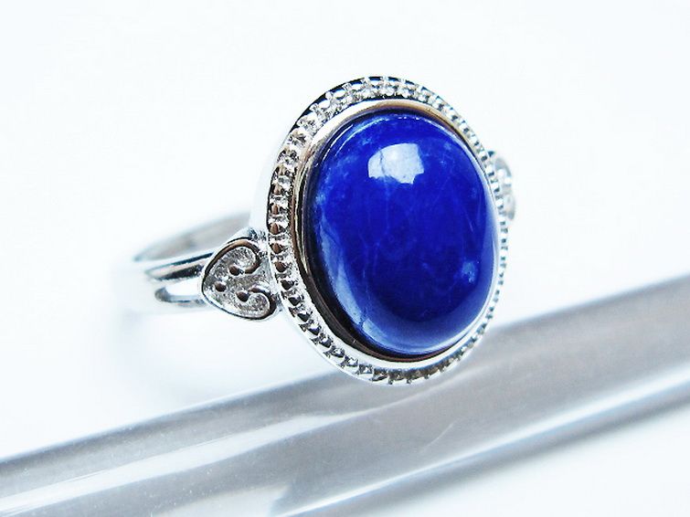 ラピスラズリ 指輪 (16号)[T109-3281] 3枚目