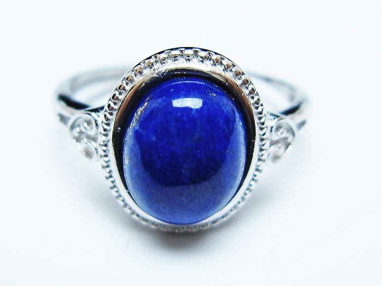 ラピスラズリ 指輪 (16号)[T109-3285] 1枚目