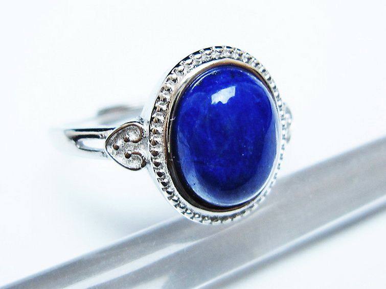 ラピスラズリ 指輪 (16号)[T109-3285] 3枚目