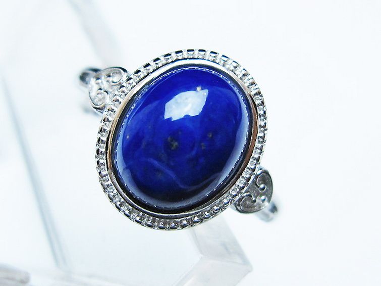 ラピスラズリ 指輪 (17号)[T109-3288] 2枚目